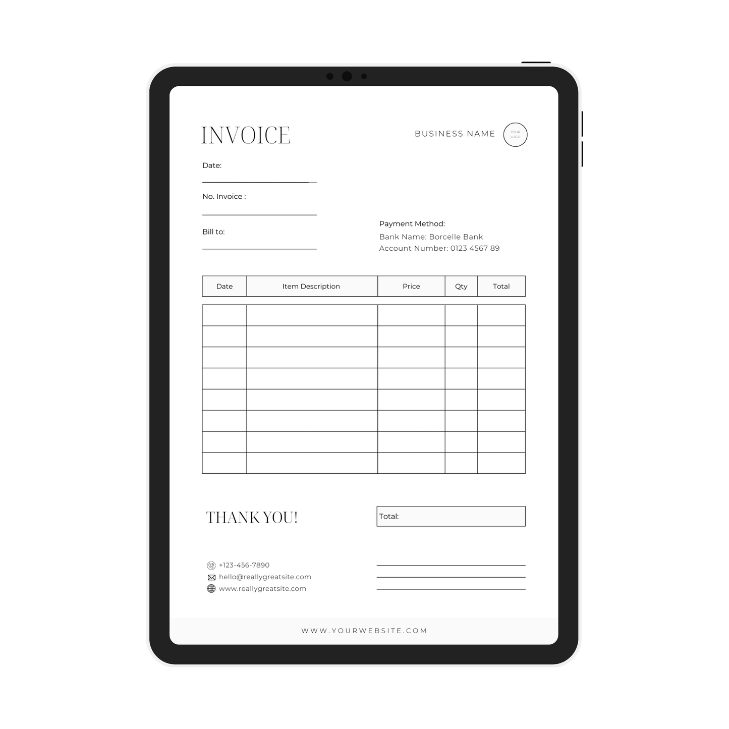 Business Invoice Template