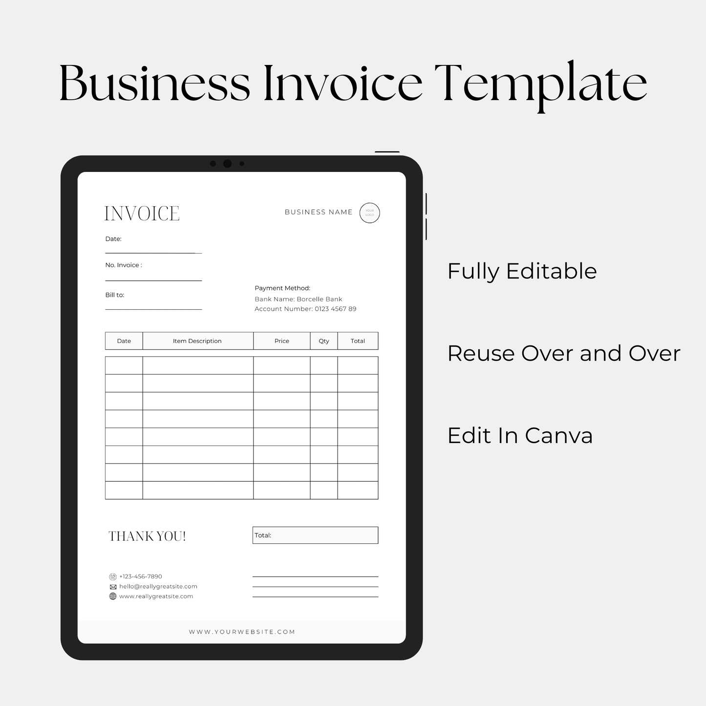 Business Invoice Template