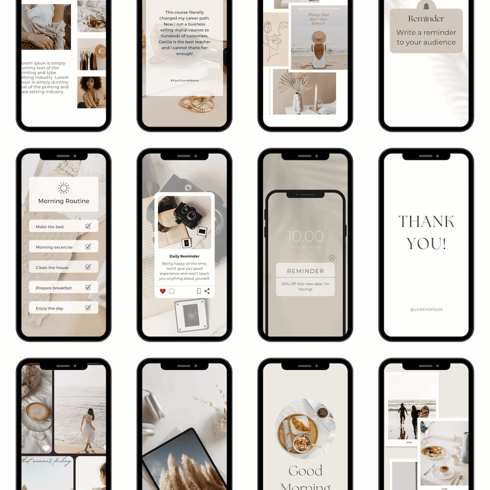 Timeless Social Media Templates (104)