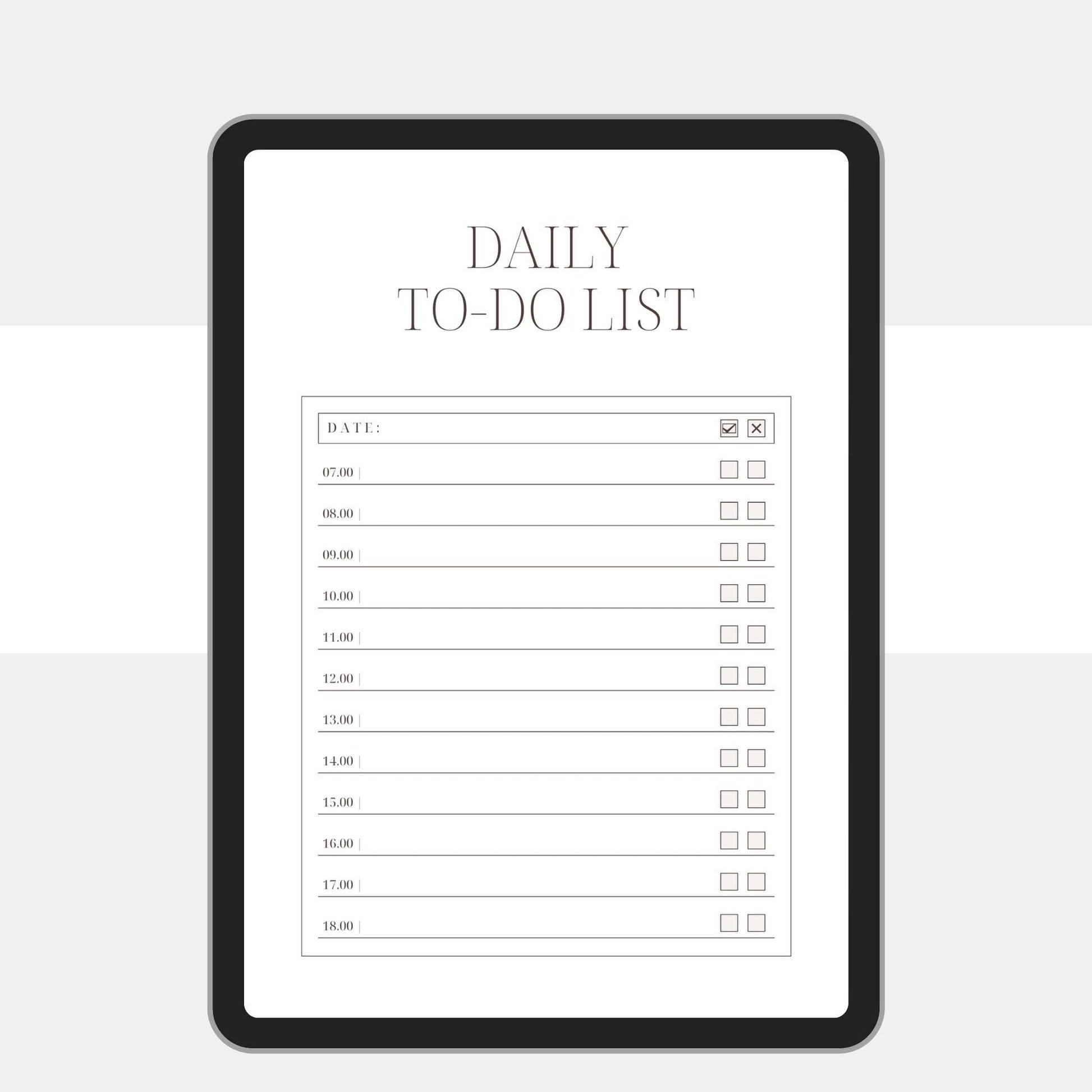 Customizable planner template with simple, sleek designs for reselling.