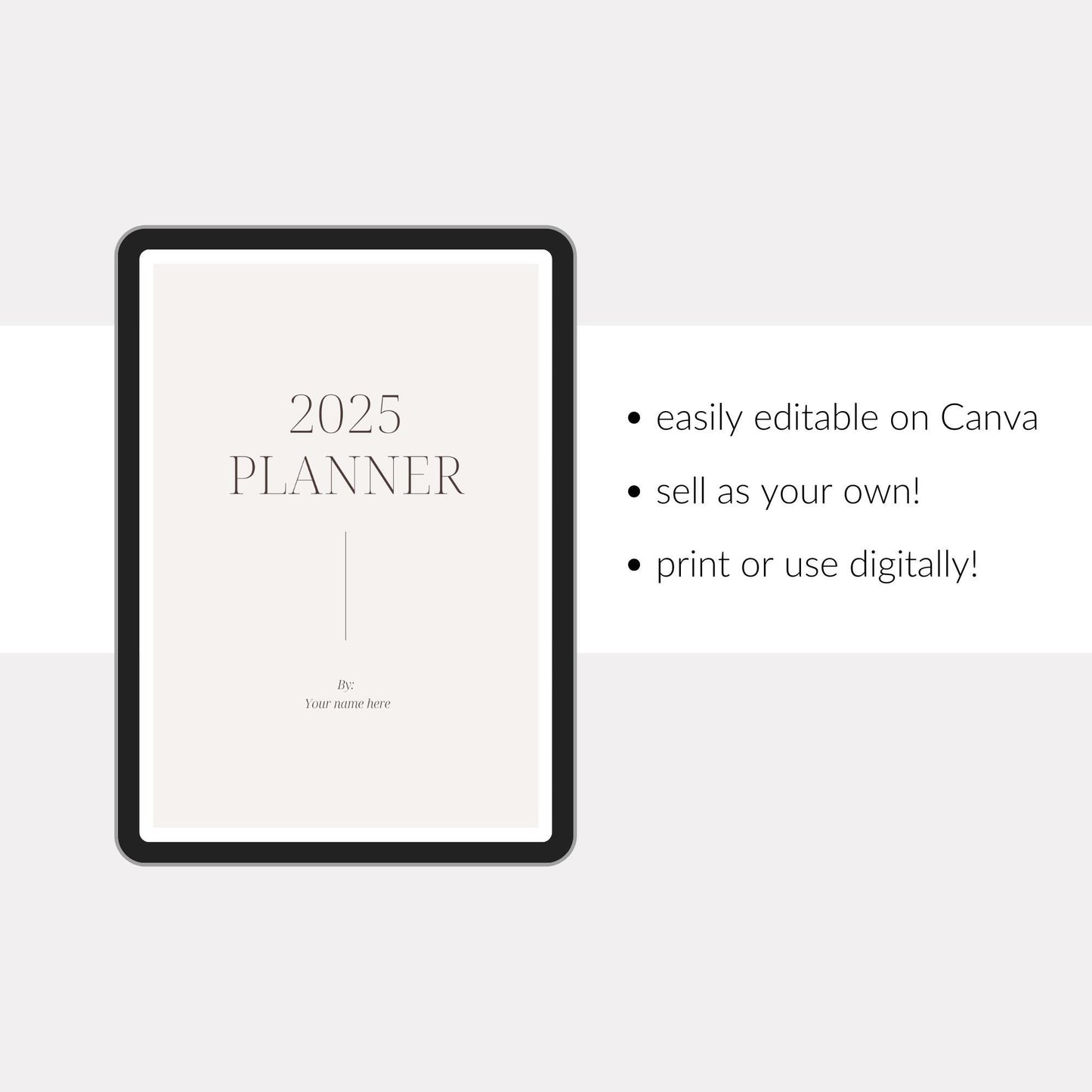 Minimal planner with 61 pages, including to-do lists, goal-setting, and budget tracking.